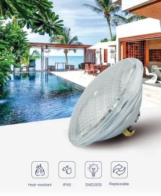 Swimming Pool Lamp Underwater LED Light Glass 12V 20W PAR56 270LEDs Warm White&lt;Sb8003&gt;