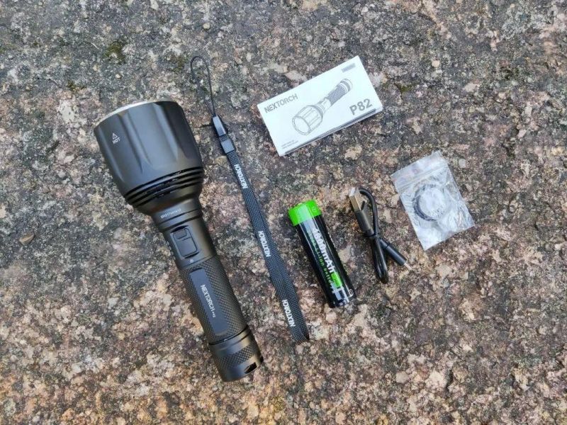 1 Km Long Distance 1200 Lumen High Power Tactical Nextorch P82 Hunting Torch Police Flashlight