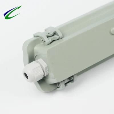 IP65 1.5m 5FT Tri Proof Fixtures with Single LED Tube T8/T5 Fluorescent Lamp Waterproof Outdoor Light Parking Port