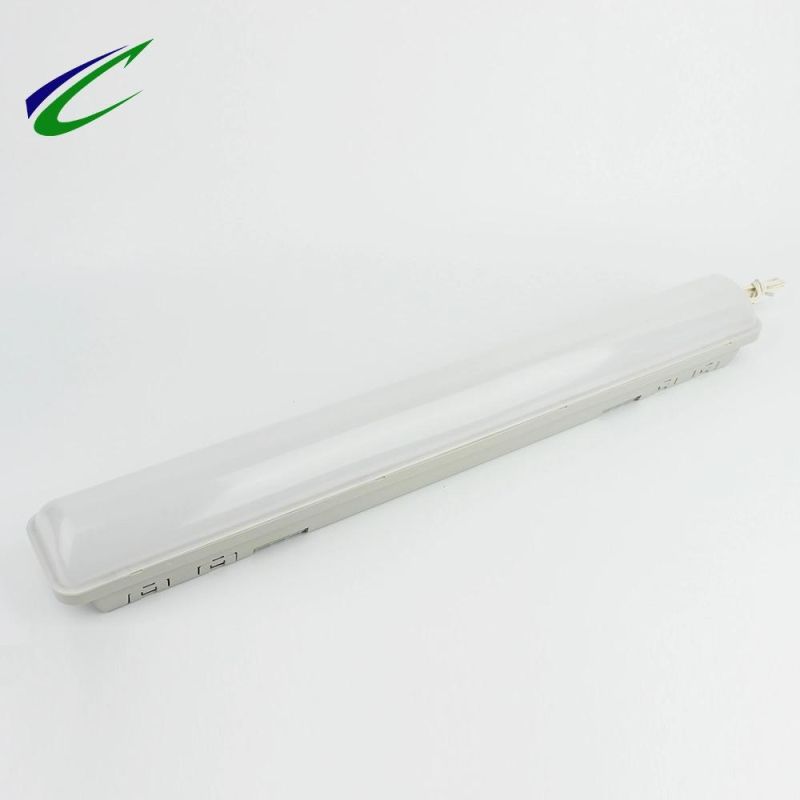 LED Linear Light Water-Proof 0.6m 1.2m 1.5m 1.8m Underground Parking Explosion-Proof Dust-Proof PC Material Cover Outdoor Lighting