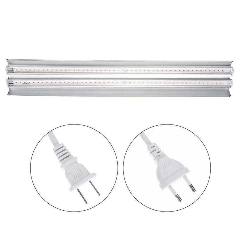 New LED Grow Lights 500W Full Spectrum Growing LED Lamp Lighting 50cm Double Tube Plant Chandelier for Hydroponic Indoor Plants