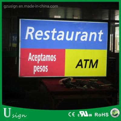 Manufacture Large Light Box Aluminum 3D Lightbox