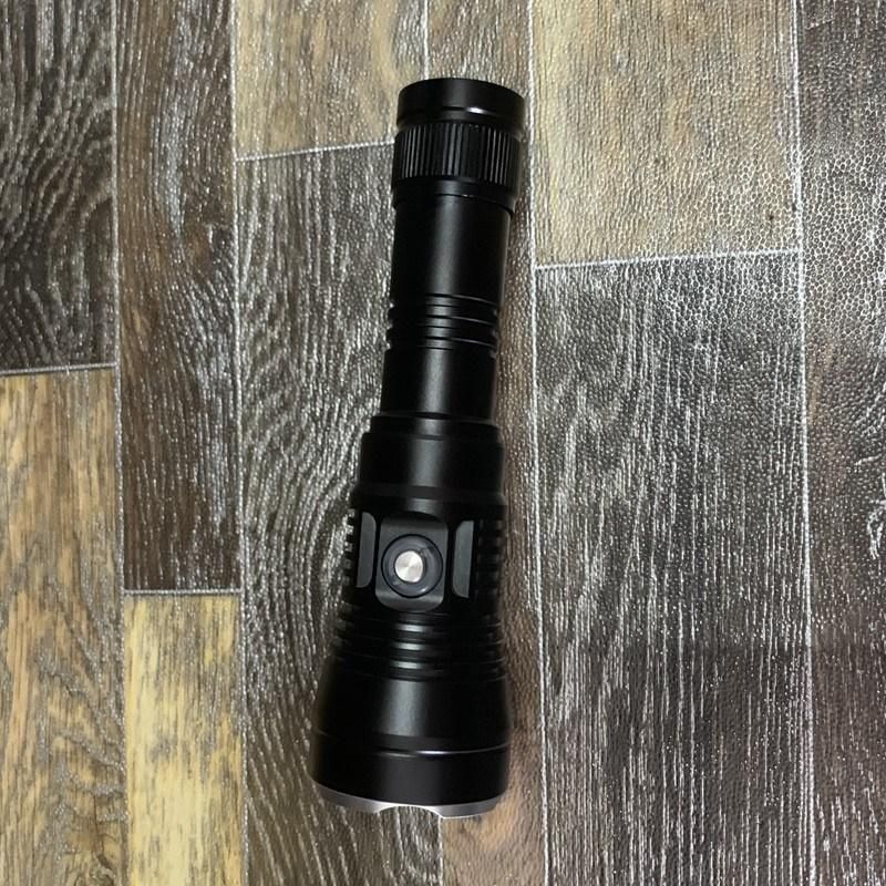Use 21700 Battery LED P70 Waterproof Torch Lamp Diving Flashlight