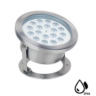 Remote Control IP68 Waterproof Outdoor Warm White Multi Color 24 Volt LED Swimming Pool Underwater Light