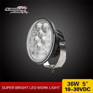 5.75&quot; 36W High/Low Beam LED Work Light and Headlight