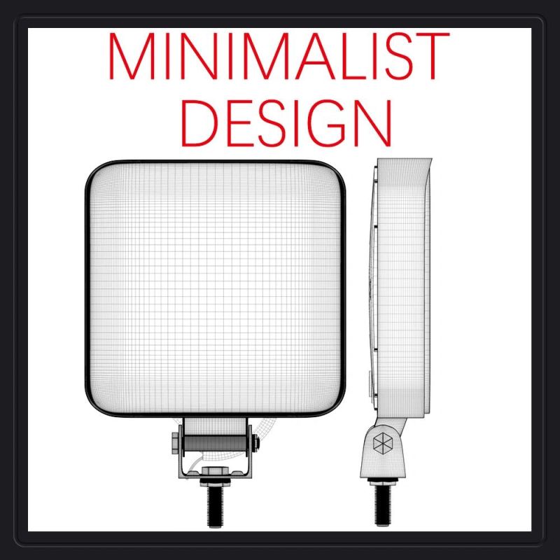 Dxz 29LED 3inch Mini Square 57W Floodlight 3030 Truck LED Work Light for SUV Vehicles