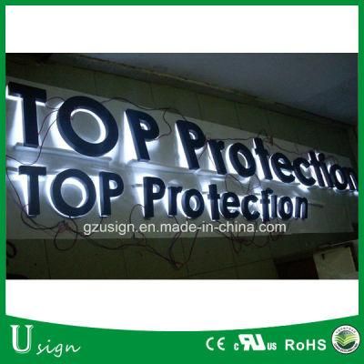 Advertising 3D Mirror Metal Letters LED Letter Sign