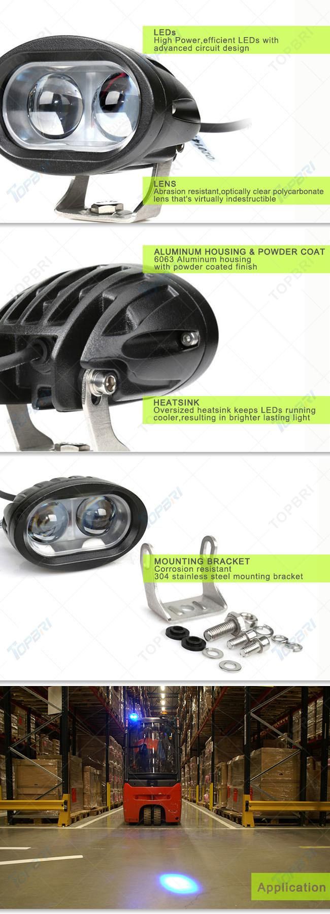 Aluminum 10W 4D Spot Beam LED Bicycle Bike Head Light