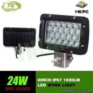 8inch 24W Offroad Auto LED Work Light with CREE LEDs