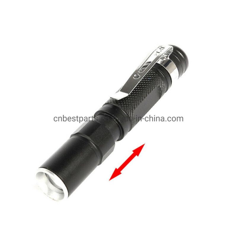 Wholesale Portable Camping Torch Lamp Mini AAA Battery Power LED Torch Light Zoomable Hunting Fishing Camping LED Flashlight