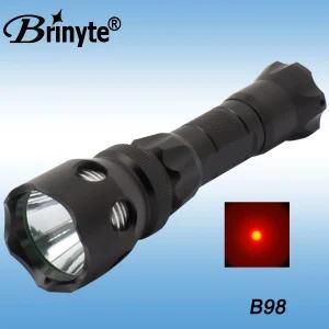 Brintye Waterproof CREE XP-E R5 High Power Red Hunting Torch Light