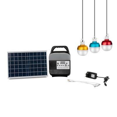 Solar Energy Rechargeable Light with Solar Panel Apple Light Bulb Endurance Outdoor Mountain Climbing Repair Car Camping Light