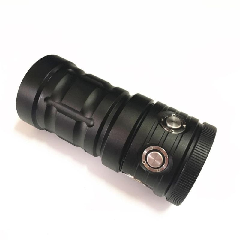 Built-in Battery Underwater Photography Fill Light Waterproof Video Torch COB Diving Flashlight