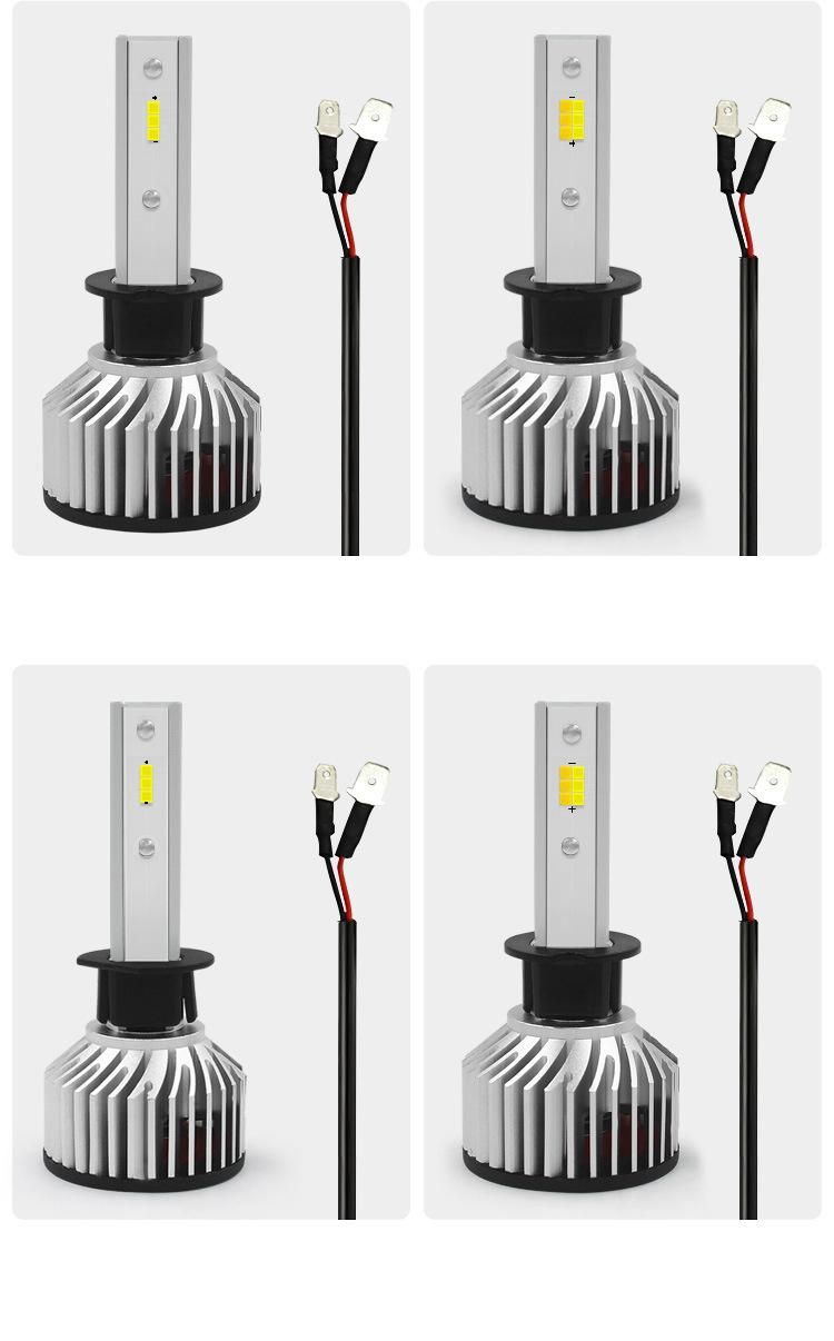 Factory Wholesale 6000K 3000K Dual Color Csp 1919 Chips Y19 H4 H13 9004 9007 12000lm 72W H1 H3 880 H7 H11 9005 9006 9012 CREE LED Focos F1 Luces LED Headlight