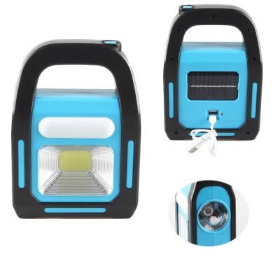 Yichen Solar Rechargeable 3-in-1 LED Work Light with Power Bank