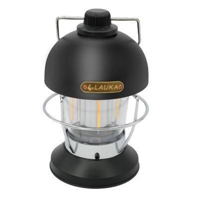 4500mAh Newest Emergency Charging Lantern 350lm Portable Multifunctional Camping Light Retro Garden Light with CE