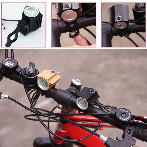 Super Bright CREE Xml T6 Waterproof 3 Mode LED Bicycle Front Light