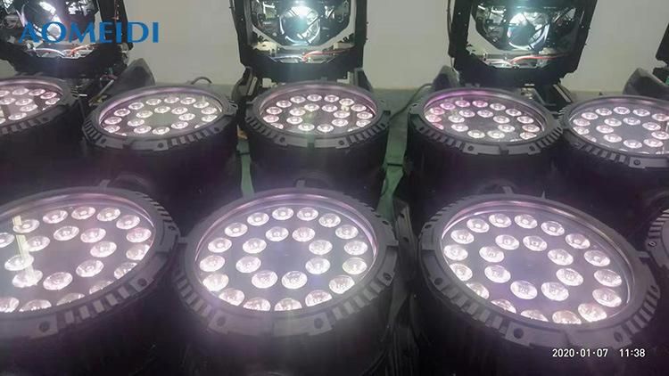 Outdoor IP65 Party Event Waterproof 24X10W RGBW 4in1 DMX DJ LED PAR 64 Light