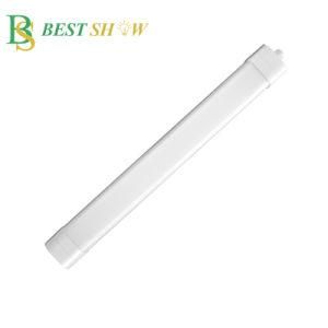 Free Sample Fast Shipment TUV Approval Tool Free Installation Flicker Free Dimmable Dali 130lm/W 4feet LED Triproof Light 40W