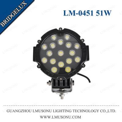 6.3 Inch 51W Round Offroad LED Work Light