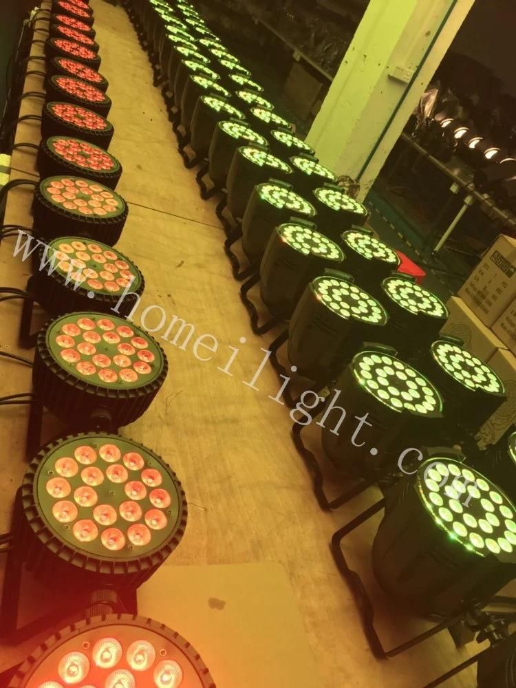 LED Stage Lights DJ Lighting PAR Can Lighter PAR RGBW4in1 Full Color 18PCS*12W PAR Light Uplighter