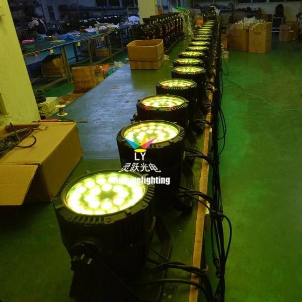 IP65 DMX Stage 24X18W Waterproof Outdoor LED PAR Can Light