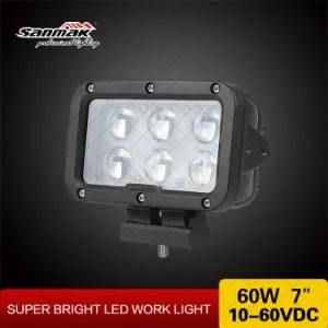 7&quot; 60watt Waterproof CREE LED Work Light