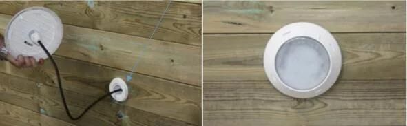 18watt Wall Mounted Resin Filled IP68 Underwater Poo Light for Polypropylene Pool or Liner Pool