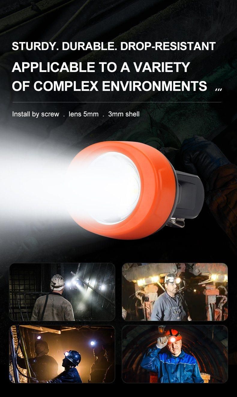 New-Kl2.5lm (A) Waterproof Mining LED Head Lamp Headlamp Miner Light Cordless Mining Light