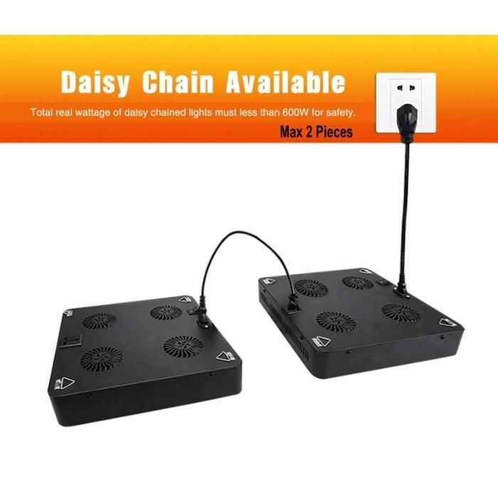 3 Years Warranty Daisy Chain Plant 2000W LED Grow Light