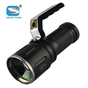 Zoom 4 Mode R5 CREE LED Flashlight Handheld Torch (SS-F009)