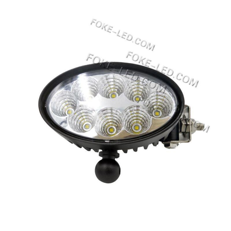 EMC Approved 5.5 Inch 40W Oval Agricultural LED Work Light