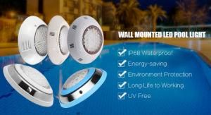 304 Stainless Steel Surface Mounted Underwater 18W RGB LED Pool Light for Piscina