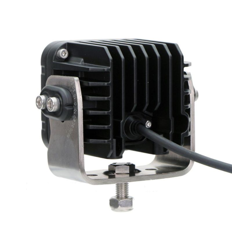 4.8inch 50W Square 12V/24V Heavy-Duty LED Work Light W/ Extreme Vibration Resistant Mount