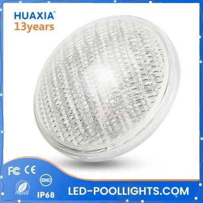 SMD2835 Thick Glass LED PAR56 Light bulb with 304ss Niche Single Color and RGB Color LED Light