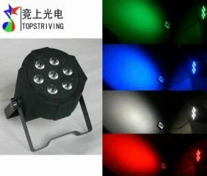 Flat PAR Light with RGBW 8W LED Stage Lighting