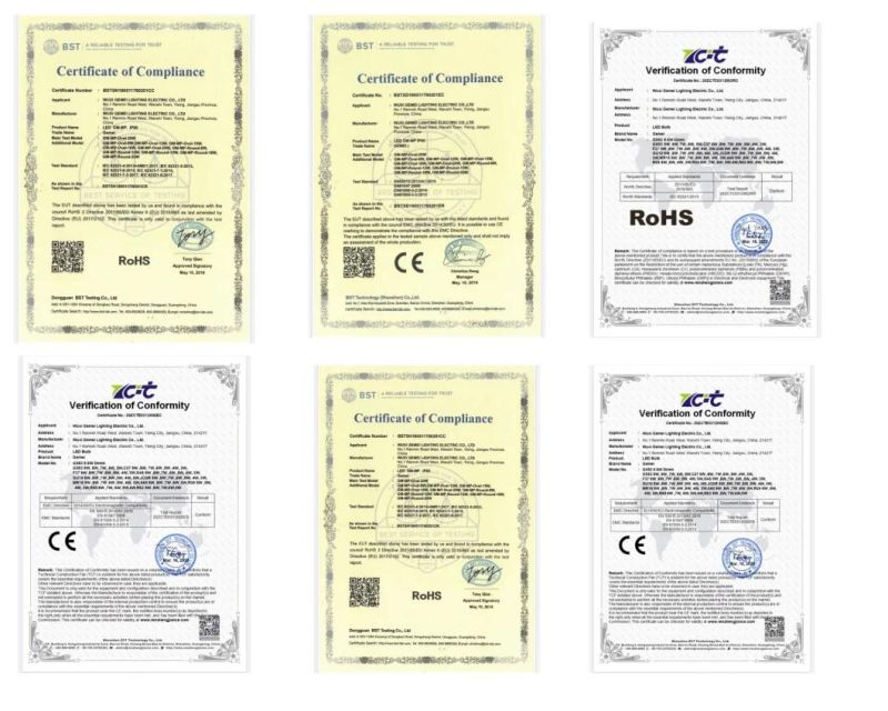 Petal Plastic Gx53 LED Lamps with Certificates of CE RoHS
