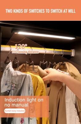 New Design Rechargeable LED Motion Sensor Cabinet Light with Battery Operated Ideal for Home Kitchen Closet Shelf