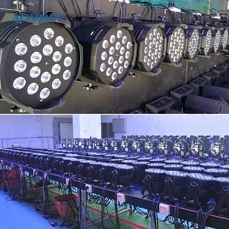 Super Bright 18X10W RGBW 4in1 Indoor LED PAR Can Light for Theater