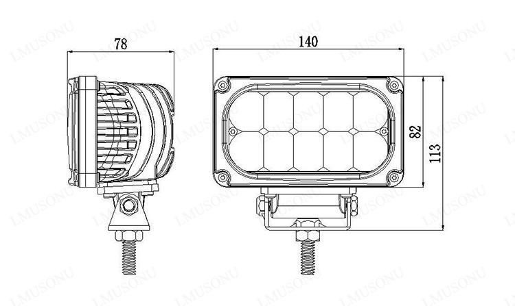 4 Inch 30W LED Offroad Lights Headlight LED Driving Light