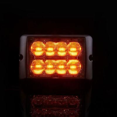 8PCS LED Vehicle Surface Mount Perimeter Strobe Light Head