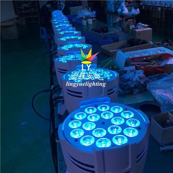 Stage DMX 18PCS 10W RGBW DJ LED PAR Light