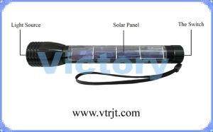 2011 New Design LED Solar Flashlight (TS-1)