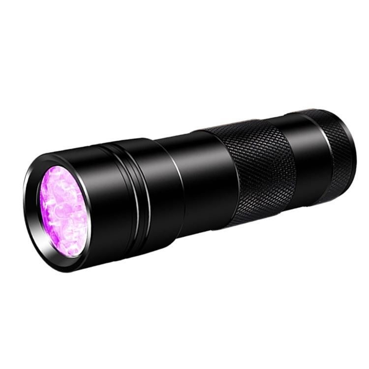 9 LED UV Ultraviolet Flashlight Purple Color Blacklight AAA Battery Money Detection Torch Light Lamp