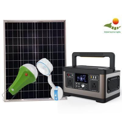 Life Essential Portable 140400mAh Solar Energy Portable Emergency Energy Storage Inverter