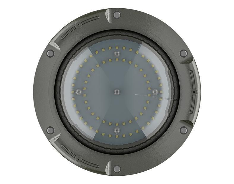 50W 60W 120W 150W 180W LED Explosion Proof Pendant Area Light for Zone 1 Zone 2 Gas and Oil
