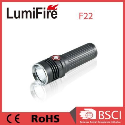 Ipx6 350lumens Rechargeable LED Emergency Flashlight Torch