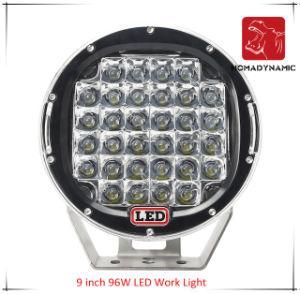 LED Car Light of 9 Inch 96W LED Work Light for SUV Car LED Offroad Light and LED Driving Light