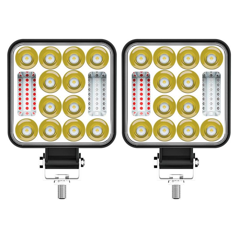 Dxz New LED Work Light 4 Inch 26LED 78W Flashing Spotlight Bar Waterproof for Truck off Road Bus Boat