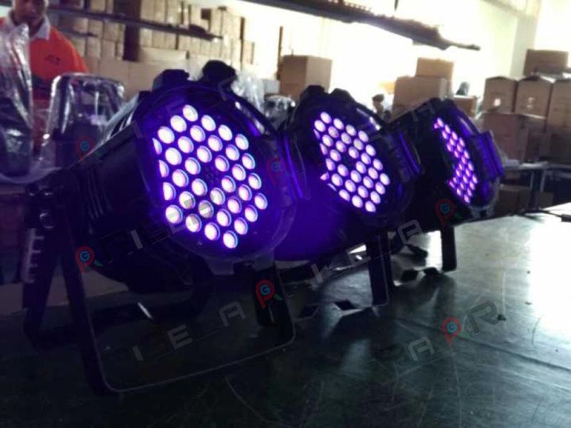 Powercon 36LEDs 3W LED PAR Light UV LED Wash PAR Can Light